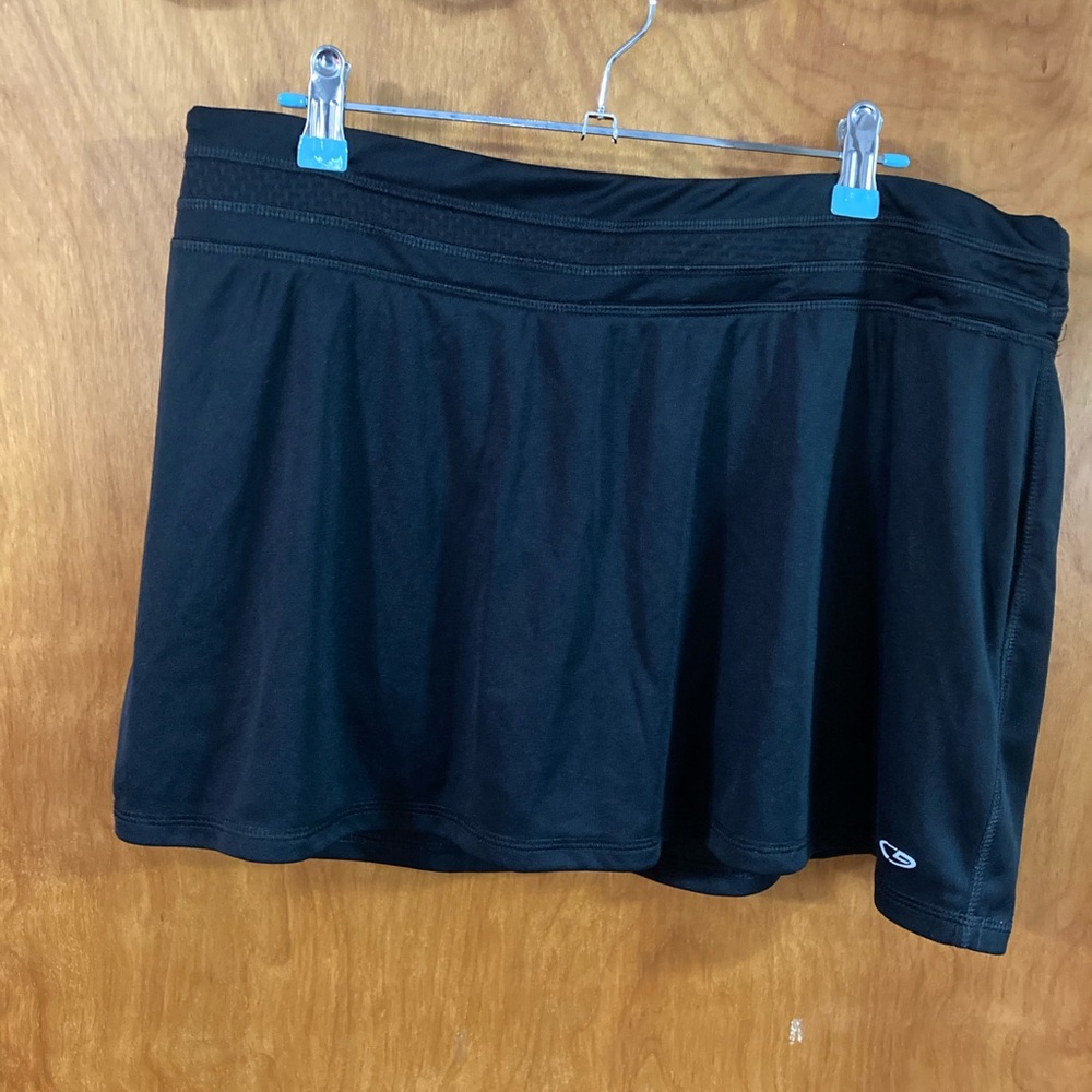 Champion XL black swim skirt with built in panty